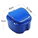 3 Pack Retainer Cleaner Case Partial Denture Cleaning Case Cup and Brush for invisalign Orthodontic soaking