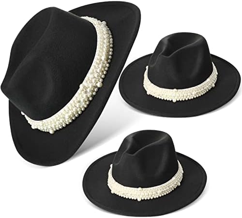 Wide Brim Vintage Hat Pearl Hat 