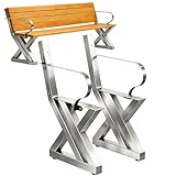 Design en X distinctif avec accoudoirs : le design moderne en X confère au banc un caractère élégant, intemporel et industriel. Les accoudoirs en métal intégrés offrent un confort supplémentaire, une grande stabilité et une position assise sûre. Parfait pour les bancs de jardin, les bancs de parc ou les bancs de qualité supérieure avec dossier.