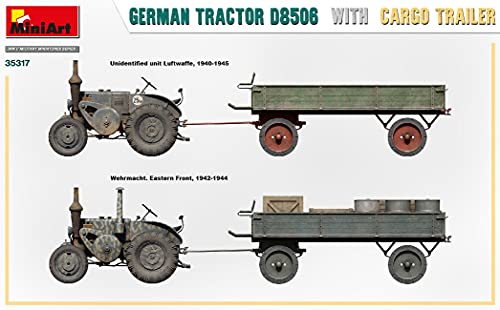 Tracteur allemand D8506 MiniArt 35317 : le kit 1/35 sans défaut d'ajustement - 4