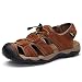 Produktbild HILOTU Outdoor Sandalen Für Männer Atmungsaktive Sommer Strand Schuhe Geschlossene Zehe Klettverschluss Gurt Walking Fisherman Rutschfeste Bequeme Freizeitmode Obere Einstellbare Slipper