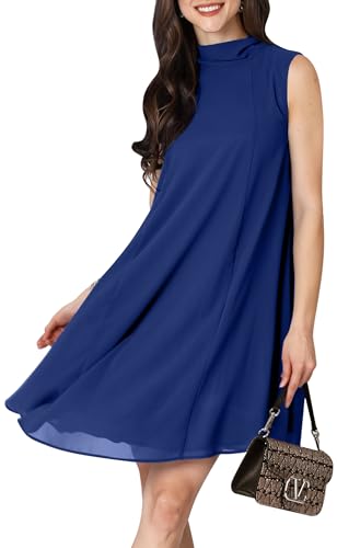 Image of KOH KOH Womens Short Sleeveless Halter-Neck Flowy Summer Cute Mini Dress