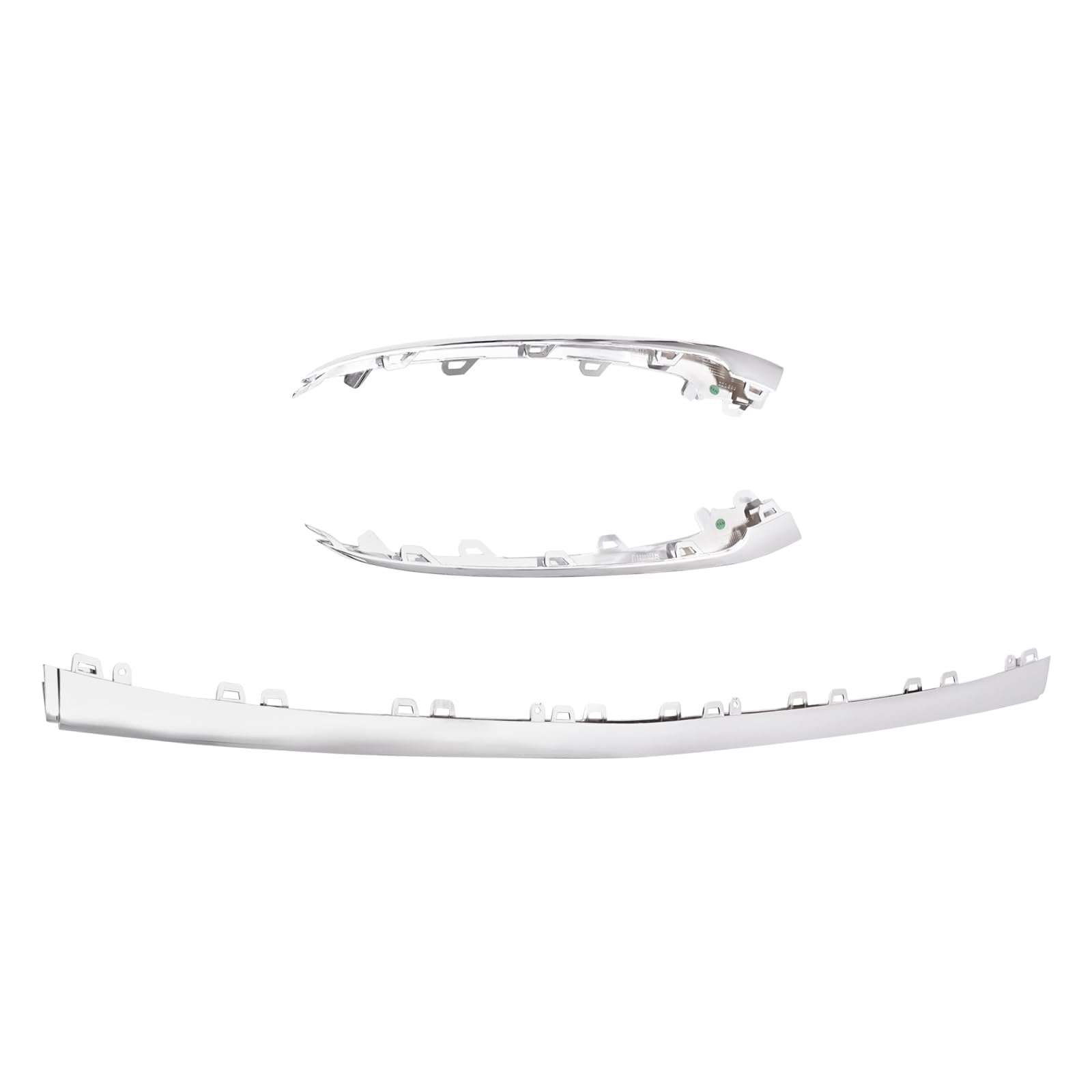 Snapklik.com : HETEPPTR Front Bumper Lip Trim Molding Chrome Front