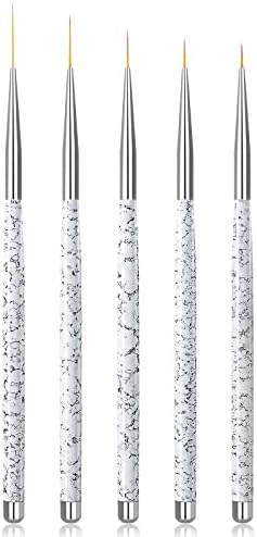 Sularpek Dunne nagelkwast, 5 stuks nail art linerkwast, professio...