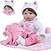 ZIYIUI Realista Bebes Reborn Niña Toddler Muñecas Silicona Original Muñeca Reborn Dolls Chica Recién Nacido 22 Pulgadas Niños Juguete