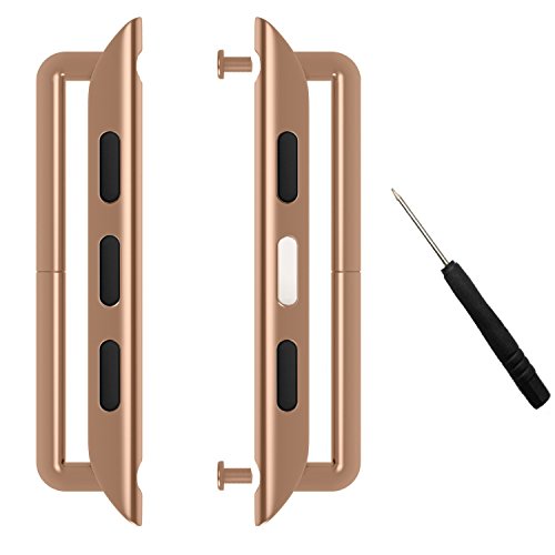 Linwood Metal Alloy Band Clasps/Lugs for Apple Watch Stainless Steel Iwatch Band Adapter