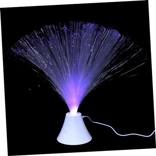 Veemoon Fiber Optic Sensory Automatic Change Bedside Night Light for Boys and Girls and Adults Plug