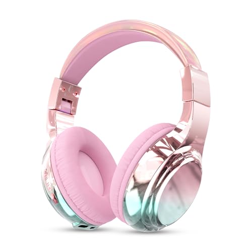 QearFun Bluetooth Headphones for Kids – Wireless with Mic, Fast Charging, Bluetooth 5.3, On-Ear Design for School and Travel