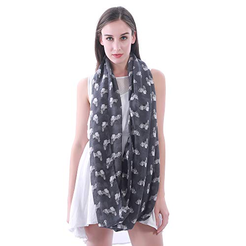 Cocker Spaniel Dog Print Women's Infinity Scarf Lightweight4