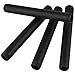 NINGWAAN 24 PCS Black Metal Pipe, 3/4 x 7.87 Inches Steel Threaded Pipes Nipples Galvanized Finish for Furniture, DIY Project Industrial Vintage Style, Decoration