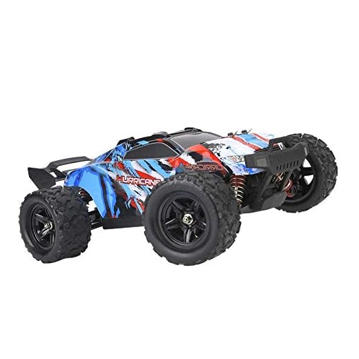 RR Car, 2.4 GHZ Offroad Radiostyrd bil 1/18 Four Wheel Drive High Speed RC Car Model Toy (Blue)