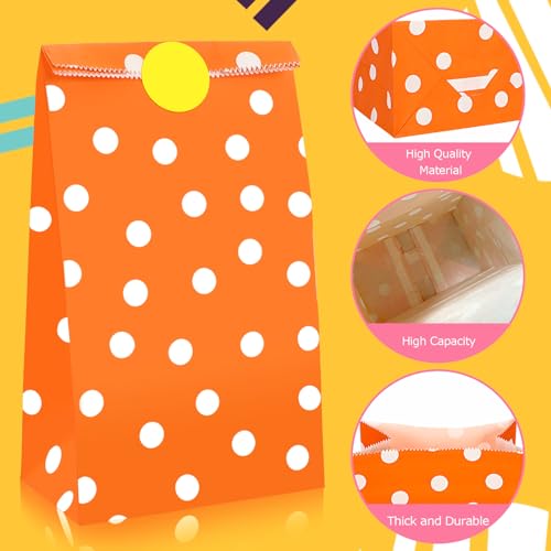 Miniatura 3 de Bolsas De Papel, 40 Piezas Bolsas Regalo Coloridas Con 48 Pegatinas, Bolsas Papel Kraft Regalo Para Infantil Cumpleaños Fiesta Bodas Navidad, 24 X 13 X 8 Cm, 10 Colores