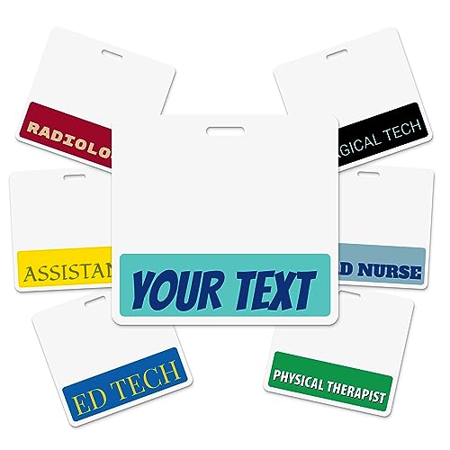 Custom Badge Buddy - Double Sided Backer Card Border-