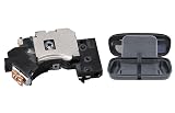 PS2 Laser Replacement Lens - TECTINTER Compatible with PS2 Slim Console + Travel Carrying Case Compatible with PlayStation Portal,Built-in Larger Storage