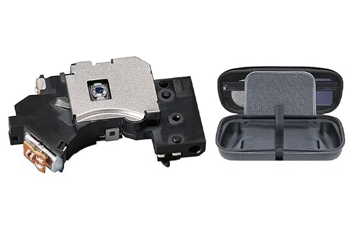 PS2 Laser Replacement Lens - TECTINTER Compatible with PS2 Slim Console + Travel Carrying Case Compatible with PlayStation Portal,Built-in Larger Storage