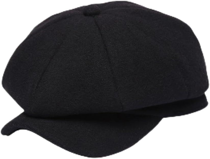 Spring Autumn and Winter Octagonal Hat Women Wool Beret Dad Felt Ivy Cap Man Big Size Newsboy Caps M L XL