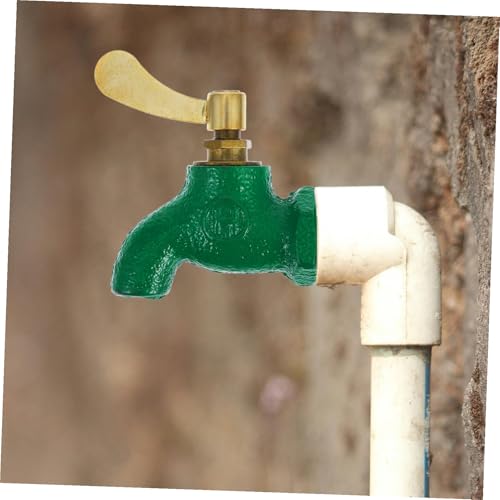 Grifo de hierro antiguo para lavandería doméstica y riego de plantas en jardín 7