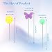 Hovesty 300pcs Sewing Pins Flat Head Straight Pins with Butterfly Heads, Long 2.16inch Quilting Pins for Dressmaker, Craft, Sewing Project and DIY Decoration (Flower+Butterfly+Button 300pcs)