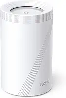 TP-Link Deco BE65 (1 un.) Sistema Mesh Wifi 7 para casa toda Dual Band BE11000, até 420 m² (com 2 unidades), 200 dispositivos, 4 portas 2.5GB, instalação por app Deco, Mesh com IA, Controle Parental