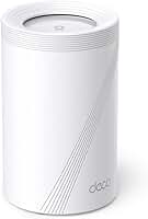 TP-Link Deco BE65 (1 un.) Sistema Mesh Wifi 7 para casa toda Dual Band BE11000, até 420 m² (com 2 unidades), 200 dispositivos, 4 portas 2.5GB, instalação por app Deco, Mesh com IA, Controle Parental