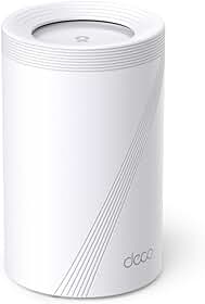 TP-Link Deco BE65 (1 un.) Sistema Mesh Wifi 7 para casa toda Dual Band BE11000, até 420 m² (com 2 unidades), 200 dispositivos, 4 portas 2.5GB, instalação por app Deco, Mesh com IA, Controle Parental