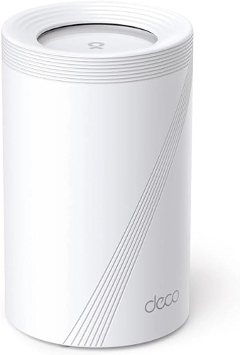 TP-Link Deco BE65 BE11000 Tri-Band Whole Home Mesh, WiFi 7, MLO, 320 MHz, banda de 6 GHz, roaming de IA sem costura, segurança HomeShield, jogos e streaming, roteador wifi7 (Deco BE65 1-pack)