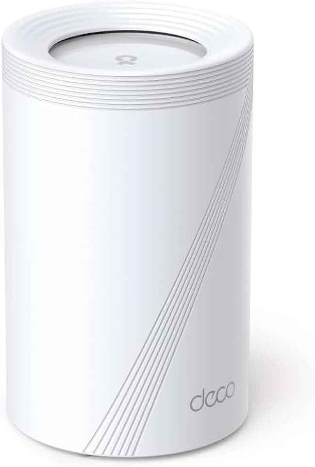 TP-Link Deco BE65 (1 un.) Sistema Mesh Wifi 7 para casa toda Dual Band BE11000, até 420 m² (com 2 unidades), 200 dispositivos, 4 portas 2.5GB, instalação por app Deco, Mesh com IA, Controle Parental