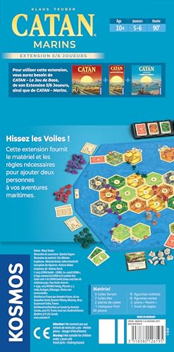 Jeu de stratégie Asmodee Catan Marins Extension pour 5 et 6 joueurs - vue 4