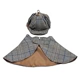 Tela de Detective para Mascotas - Conjunto de Disfraces de Detective para Mascotas - Conjunto de Disfraces de Detectives para Perros | Capa de Juego de rol dogDetective para Perros