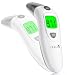 QQCute Digital Infrared Forehead and Ear Thermometer Electronic Medical Clinical Instant Read More Accurate Fever Body Temperature Professional Thermometers Suitable For Baby Kid Adult And Old People
