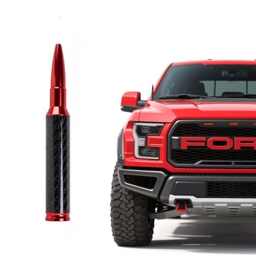 Antena corta de fibra de carbono FirFiltr contra roturas en lavado para camioneta Ford