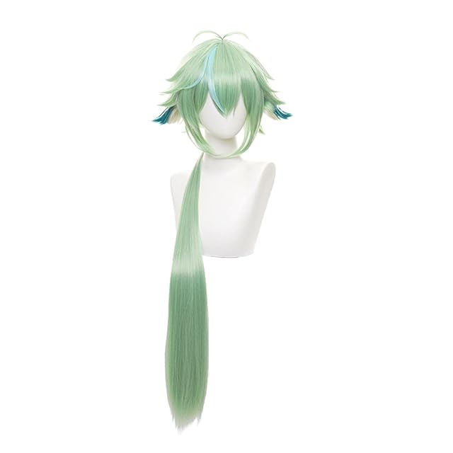 Peluca Cosplay Anime, Peluca Genshin Impact, Peluca con Capucha Gratuita, Para Halloween, Fiesta, Carnaval