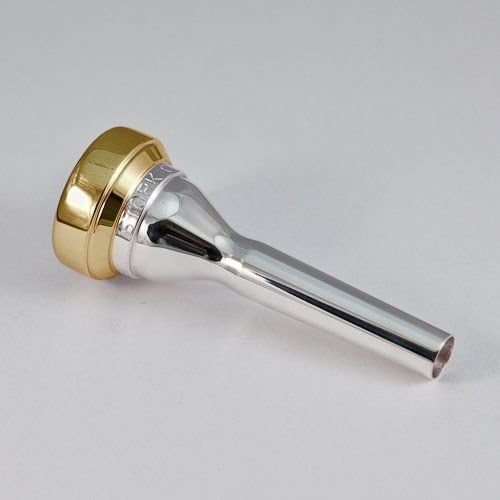 Stork 24K Gold Rim & Cup SC Model Cornet Mouthpiece, 5
