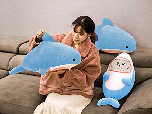 Image of HUG 'n' FEEL SOFT TOYS Shark Soft Toys, Baby Toys, Kids Toy, Toy for Girl, Birthday Gift for Girl Plush & Stuffed Toys