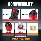 Zoom IMG-2 powertec shop vac bags 12pk Zoom IMG-2 powertec shop vac bags 12pk