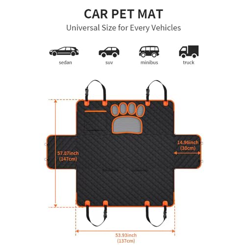 Housse de siège pour chien Acura TSX RSX lavable en machine - 2