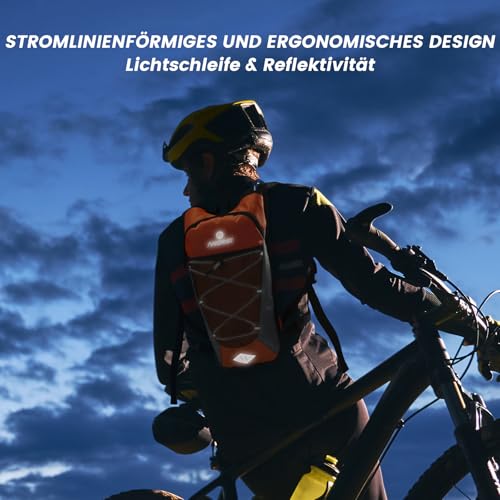 Sac à dos de vélo VTT avec poche d'hydratation 2l Nepest extérieur - 4