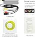 AMANKA VHS to Digital Converter, USB Video Capture Card, RCA AV to USB Audio Video Transfer Grabber, Convert Analog VHS VCR to Digital Adapter for PC DV Camera DSLR DVD Compatible Windows Mac OS