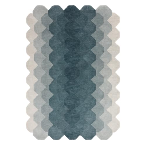 Image of FloorFusion 'Modern' Design Premium Rug Collection Woolen Carpet for Living Room Bedroom Drawing Room Hall and Floor Size 4 x 6 feet (120x180 cm) Color Multi