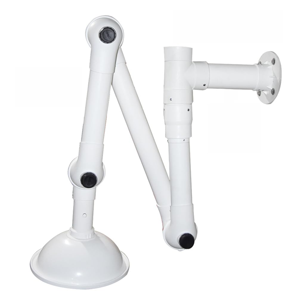 Cappa Aspirante, Cappa Aspirante Universale Da Laboratorio Braccio Aspirante(White,Wall-mounted)