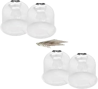 4pcs Plant Cage Cover Plant Pot Cover Greenhouse Mini Cover Outdoor Plant Shelter