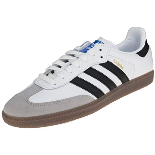 adidas Samba Og, Men's Sneaker, FTWR White Core Black Clear Granite, 12