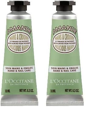 Image of L'Occitane Almond Delicious Hands, 10ml (Pack of 2)