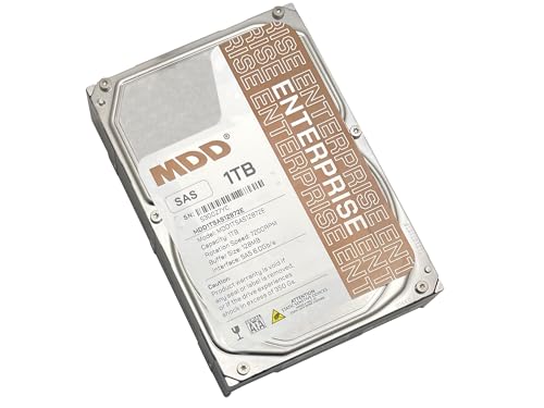 Image of MDD MAXDIGITALDATA 1TB 7200RPM 128MB Cache SAS 6Gb /s 3.5inch Internal Enterprise Hard Drive (MD1TSAS12872E) - [ NOT A SATA HDD ]
