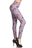 R691-OS Bicycles Print Fashion Leggings