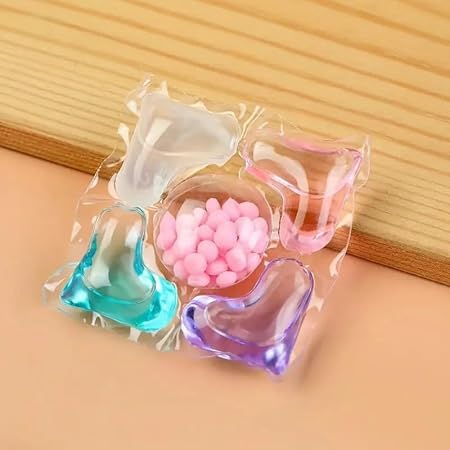 NIYANETAIL 5-in-1 Laundry Pods for Washing Machine | Detergent + Stain Remover + Odor Control | Suitable for Front/Top Load & Semi-Automatic | Smart Shot Cleaning Tablets – 1 Pod