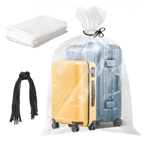 DBREAKS 10 Stück Extra Große Gaint Durchsichtige Kunststoff-Aufbewahrungstaschen 80x120CM, Plastiktüten Groß, Riesige Aufbewahrungsbeutel, Plastiksäcke für Koffer, Möbel, Plüschtiere, Bürostühle