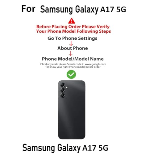 Image of COVERBLACK Soft Rubber Silicon Clear Case Back Cover Compatible for Samsung Galaxy A17 5G - Transparent