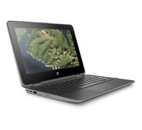 Image of HP Chromebook x360 11 G2 11.6 inch HD, Celeron N4100 1.1GHz 4GB RAM, 32GB Solid State Drive, Chrome OS, CAM, Touch, (Renewed)