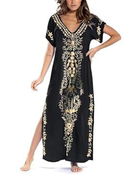 embroidery kaftan for ladies